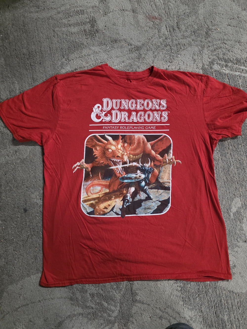 Dungeons & Dragons Red Graphic Tee